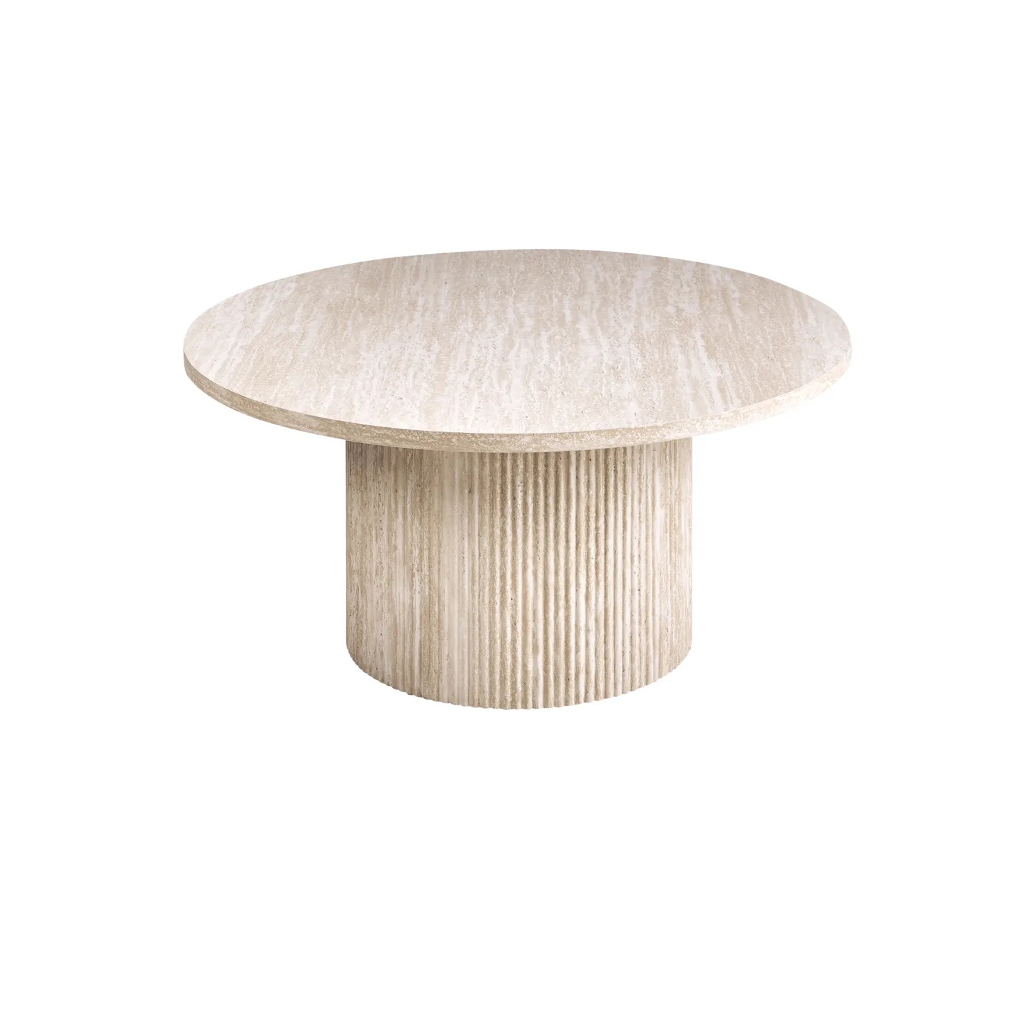 Mesa de centro AMMON Efecto travertino