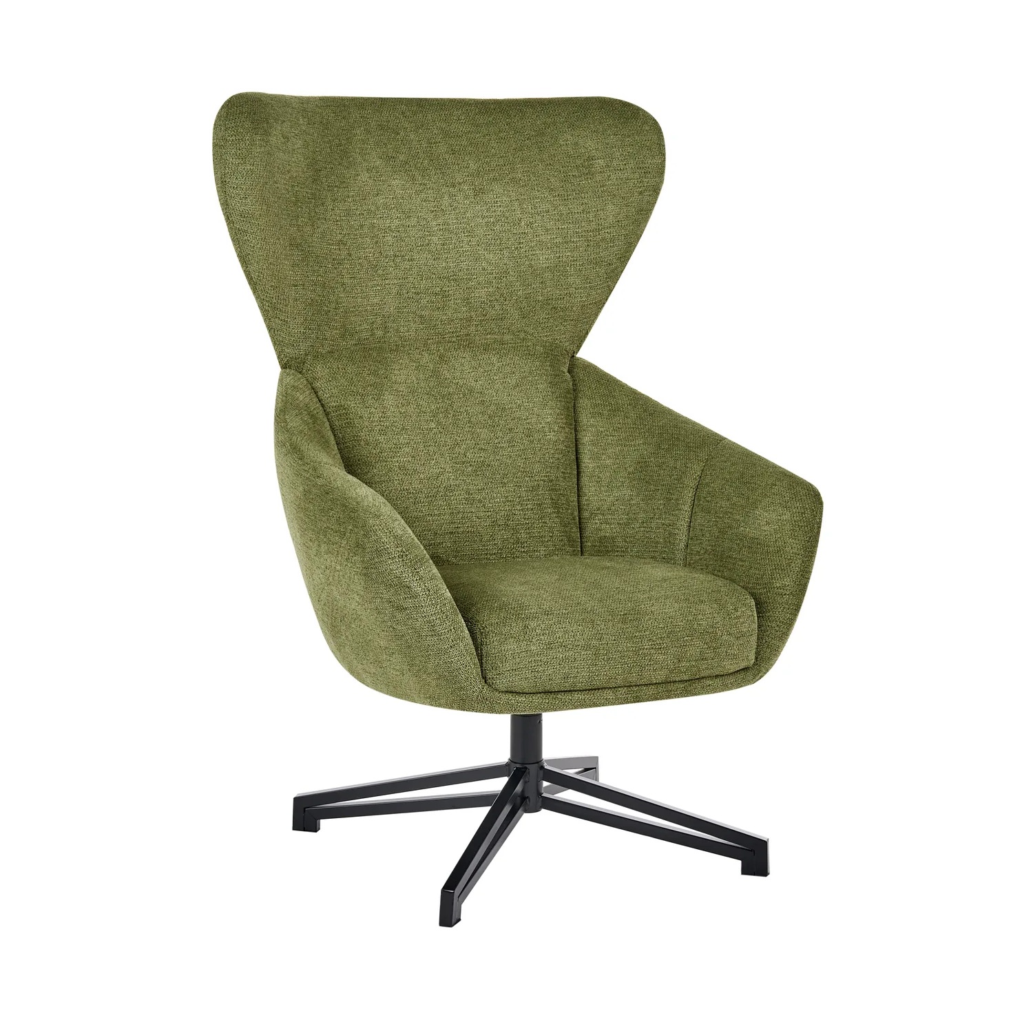 Sillón giratorio DALEN Tela Verde