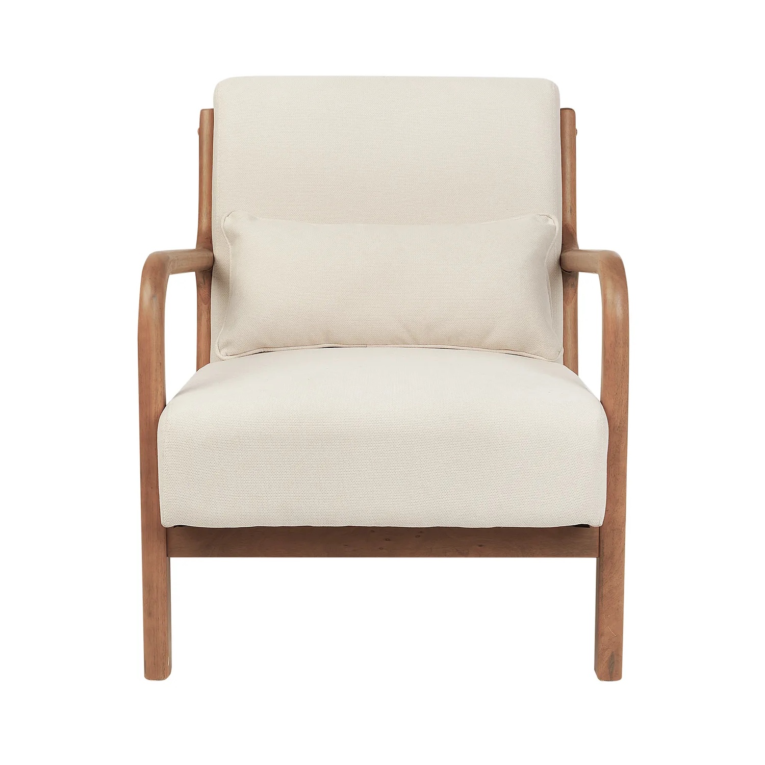 Sillón SKOVDE Tela Beige claro - Imagen 2
