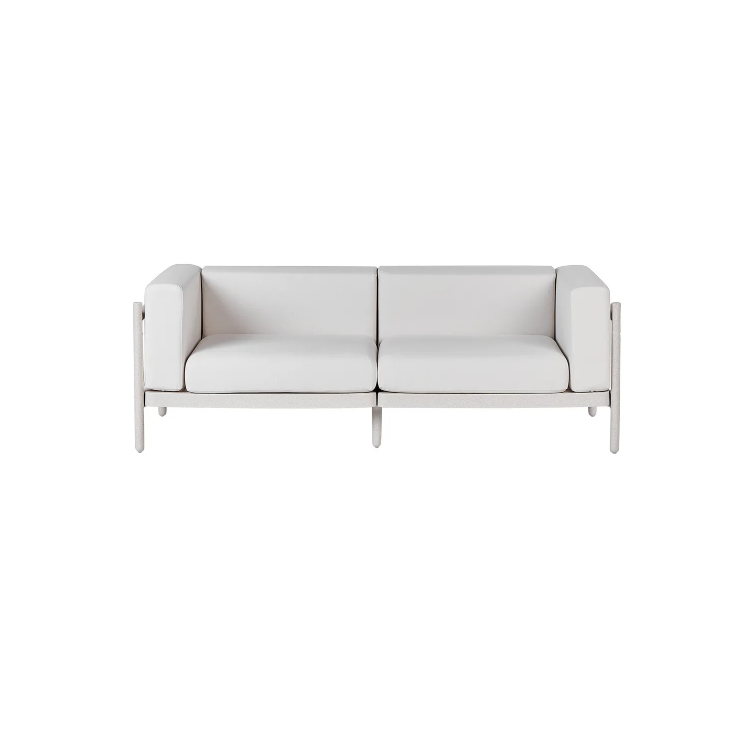 Sofá de jardín 2 plazas FERRETTI Beige claro