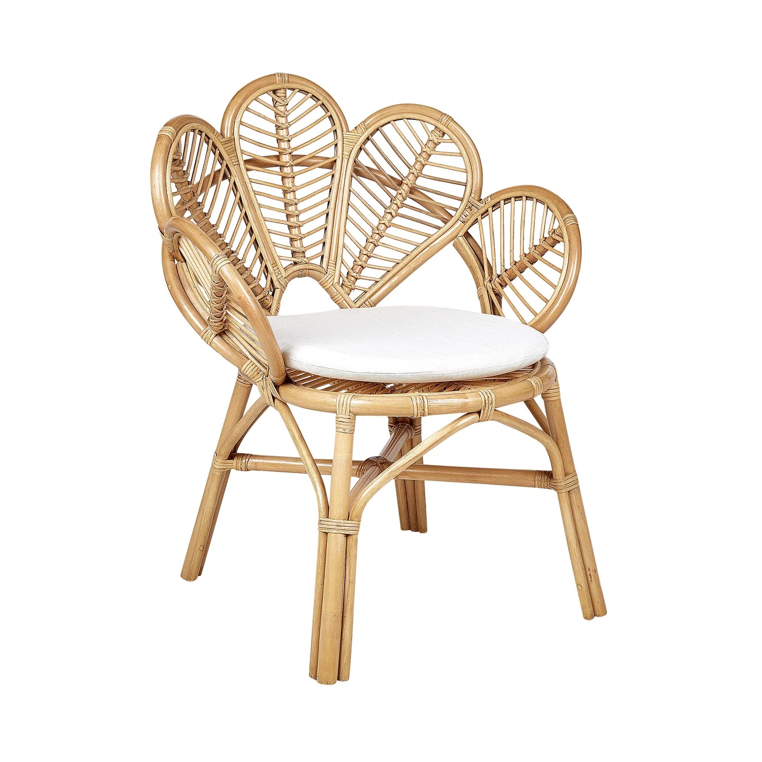 Silla pavo real FLORENTINE II Ratán Natural