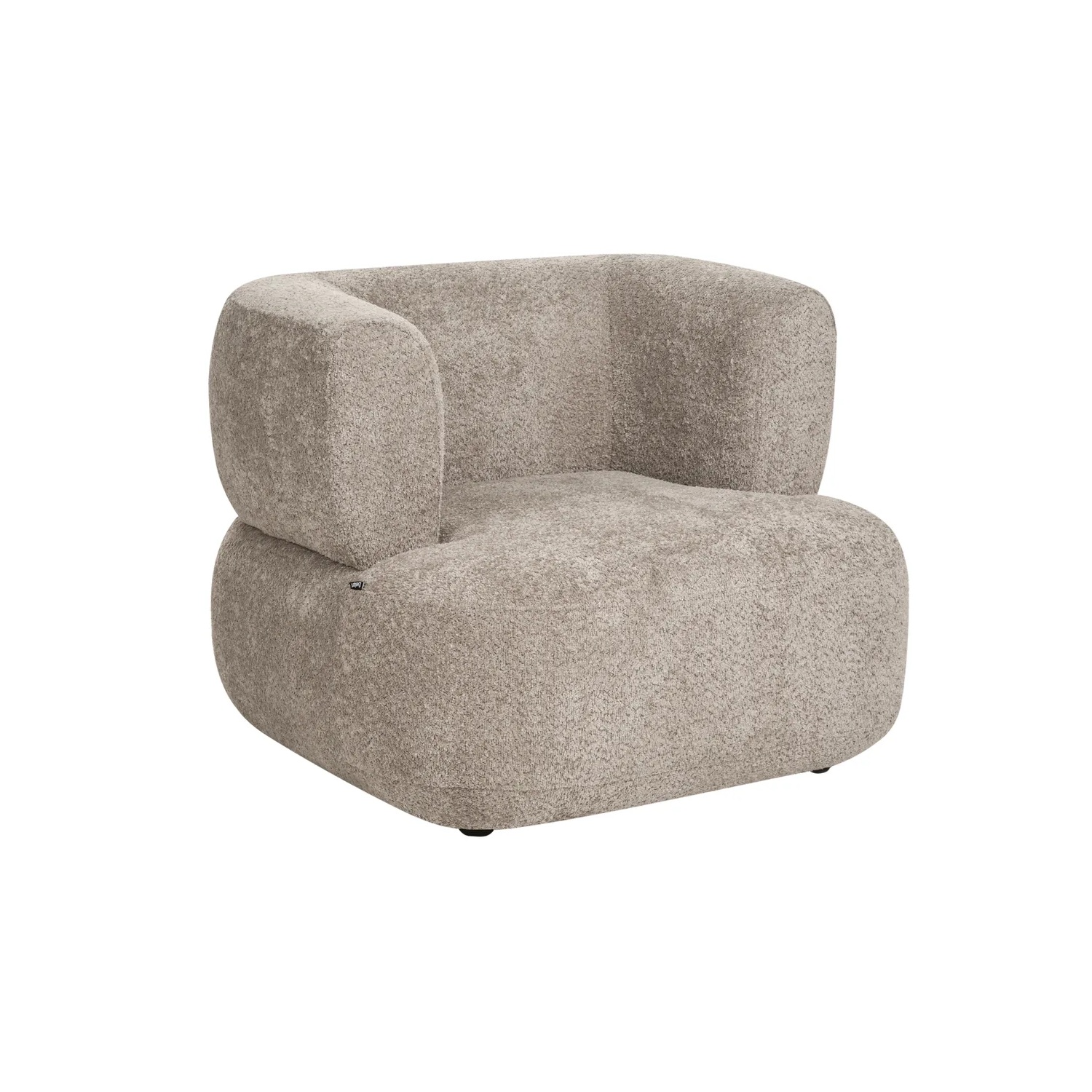 Sillón LOHJA Chenilla Gris pardo - Imagen 2